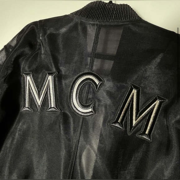 MCM Men's Mesh Bomber Jacket - Picture 3 of 9